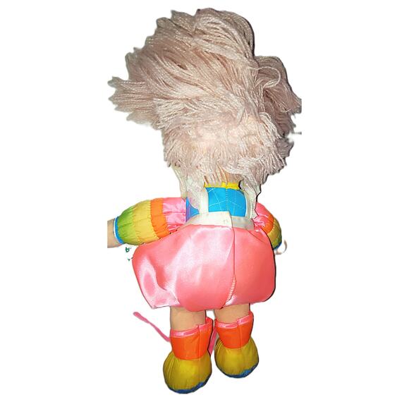 14" Vintage 1983 Rainbow Bright "Tickled Pink" Baby Doll Stuffy Hallmark Mattel - Picture 4 of 12